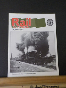 Rail and Transit #536 August 1994 Upper Canada Railway Soc newsletter