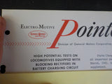 EMD Pointers 1961 December 15 High potential tests on locomotives equipped with
