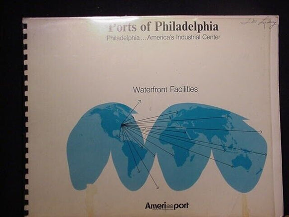 Ports of Philadelphia Spiral Bound Waterfront Facilities Ameriport 70 pages