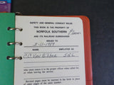 Norfolk Southern Safety and General Conduct Rules 1989 1990