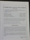 Narrow Gauge Pictorial Volume 1 Rio Grande Southern and D&RGW Motive Power