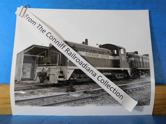 Photo Birmingham Southern Locomotive #95 8X10 B&W Wylam Ala 1962