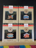 Hallmark Keepsake Ornament Christmas Claus & Co RR Set of 4 1991