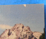 Postcard Union Pacific Railroad Jackson Lake and Teton Mountains