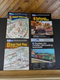 Model Railroader Magazine Supplements Lot of 4 RRrs you can model Track Plans