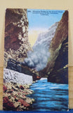 Postcard Hanging Bridge in the Royal Gorge Grand Canon of the Arkansas CO 1917
