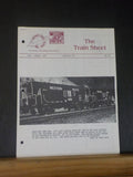Western Pacific Feather River Rail Society The Train Sheet #38 1989