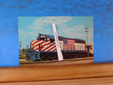 Postcard Katy locomotive #200 1976 Bicentennial Spirit of 76 Audio Visual Design