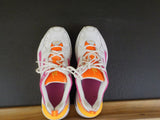 Nike Tekno womens sneakers A03108-104 Size 9 White, Hot Pink & Neon Orange