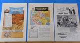 Ads Union Pacific Railroad Lot #18 Advertisements from various magazines (10)