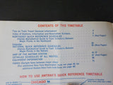 Amtrak 1970 Public Timetable Lot Includes 5 Timetables National schedules