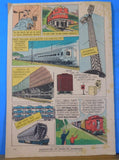 Rails Across America by Association of American Railroads 1968 Comic Book