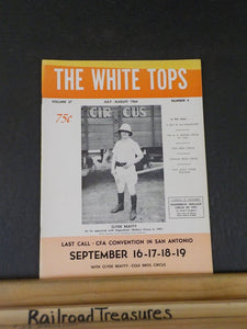 White Tops Circus Magazine 1964 July August  Al G Barnum Circus of 1925