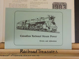 Canadian National Steam Power by Anthony Clegg & Ray Corley w/ dust jacket