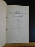 Modelmaker Magazine Bound Volume 12 1935 Jan-July/August  7 issues