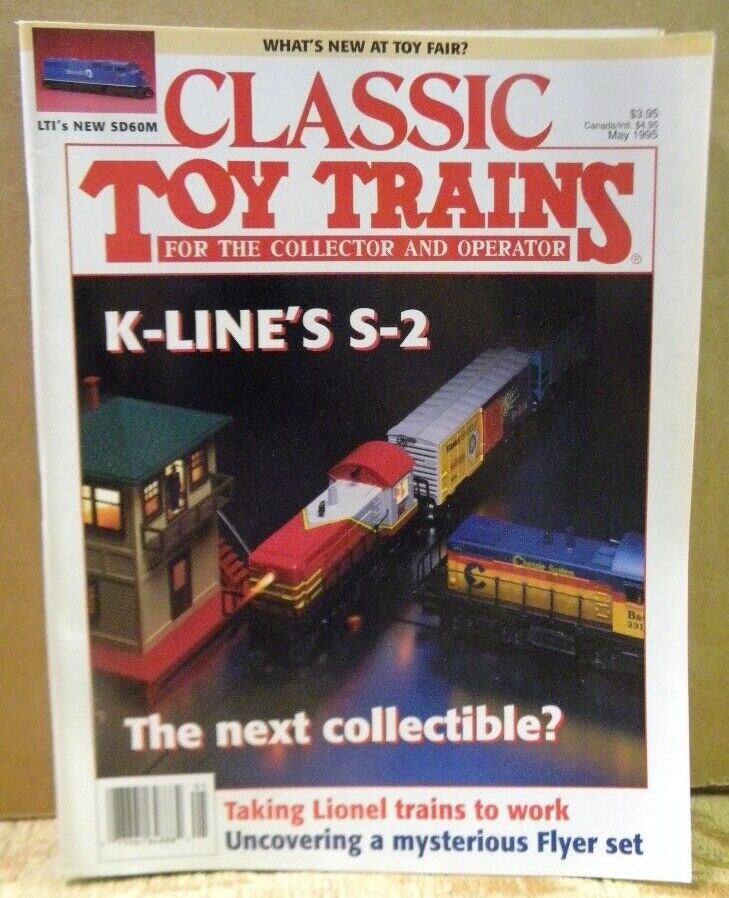 Classic Toy Trains 1995 July Hiawatha Steamers Small town depot Lionel ...