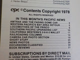 Pacific News #198 1978 April Frisco motive power California Western 2-8-8-2 Amtr