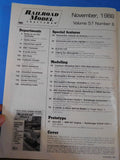 Railroad Model Craftsman Magazine 1988 November 3d backdrops Signs Animation CNJ