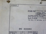 Burlington Northern Electrical equipment & wire connections