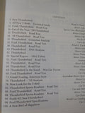 Thunderbird 1958-1963 Road Tests Consumer Analysis Specifications SC