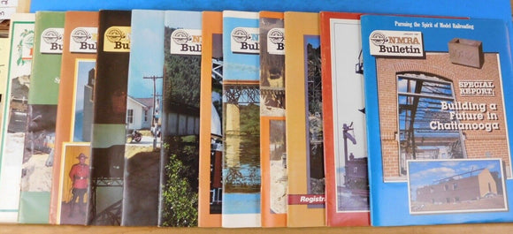 NMRA Bulletin 1983 Complete Year 12 Issues   January thru December