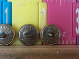 Button Pullman Lot of 4 Superior buttons gold in color small
