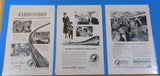 Ads Northern Pacific Railroad #3 Advertisements from various magazines