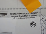 Map Texas Electric Railway Lot of 8 maps