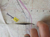Map Cajon Quadrangle California San Bernardino Co. Topographic Map 1956