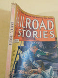 Railroad Stories Magazine 1934 Dec NYC Marine Ry Wreck C&NW locos Garden RR