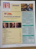 INFO Magazine Union Pacific Railroad 1998 September-December Employee UP Transfo