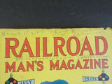 Railroad Man's Magazine 1930 July Rolling Wheels  Power Parade Covers loose