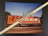 Photo Rock Island Railroad Locomotive #1216 8 X 10 Color Memphis TN 1970