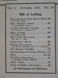 Model Railroader Magazine 1942 October  Wiring your layout New automatic coupler