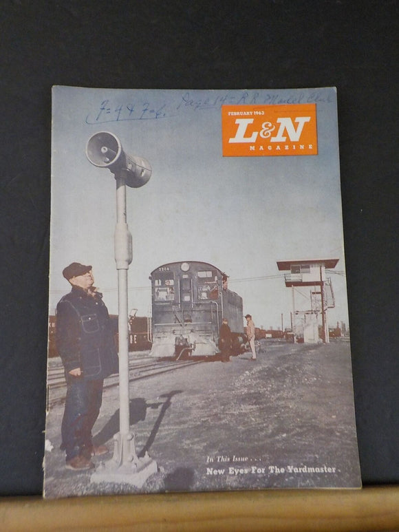 Louisville & Nashville Employee Magazine L&N 1963 February