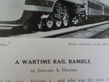 Railroad Enthusiast 1942 November Wartime rail ramble NYC loco Brazil RRs