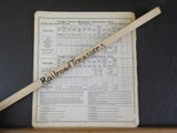 Chicago, Burlington & Quincy RR Employee Time Table #4 1962 Chicago Aurora Damag