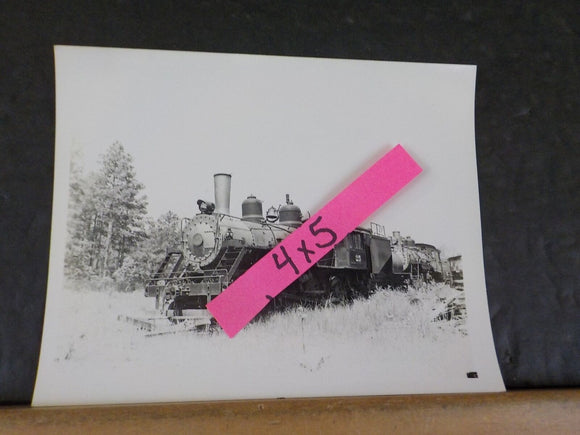 Photo NL&Gocomotive #25 4X5 Black & White Hodge LA 1950