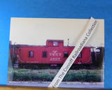 Photo Gulf Mobile & Ohio Caboose #2897  8X11 Color GM&O Jackson TN 1968