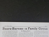 White Tops Circus Magazine 1945 July August Beers-Barnes a Family Circus