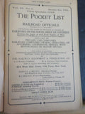 Pocket List of Railroad Officials #189 1942 1st quarter