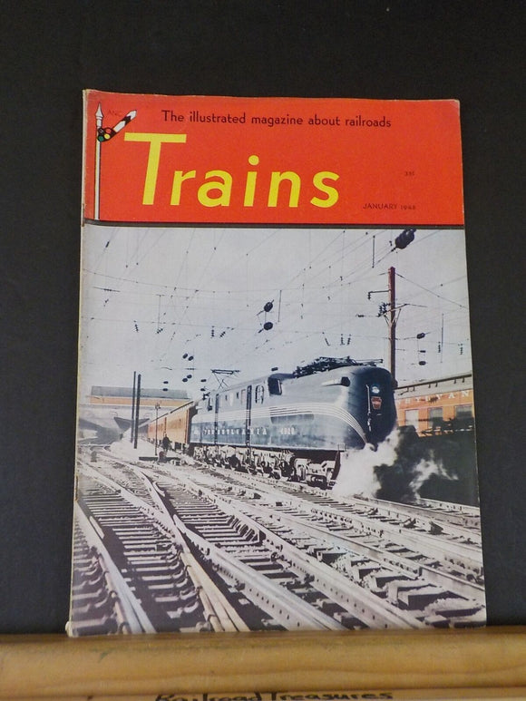 Trains Magazine 1948 January Frisco between two cities Philly's personality trai