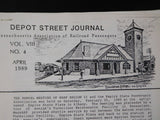 Depot Street Journal Lot of 44 1988-1991 Newsletter MA Assoc of RR Passengers