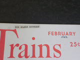 Trains Magazine 1942 February Hoosac Tunnel IHB 0-8-0 Hotel Pullman