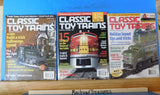 Classic Toy Trains Complete Year 2002 9 Issues