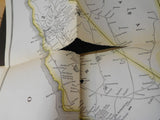 Chicago Burlington & Quincy Railroad Company Annual Report 1923 Fold out map Dam