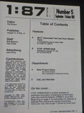 1:87 Scale Magazine Issue #5 Dedicated to Modeling Sept oct 1992