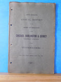 Chicago, Burlington, & Quincy Railroad Company Annual Report  1911