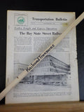 Transportation Bulletin #64 August September 1960  Bay State St Ry Damaged edges