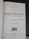 Dominion Of Canada Annual Report Railways & Canals 1908-1909 1909-1910 on bindin